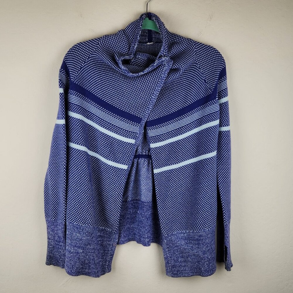 Ivivva Lululemon Purple Knit Cardigan Sweater Girls sz 10